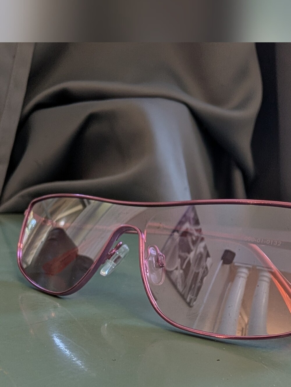 Women’s Pink Shield Sunglasses - Fashion Visor Frame